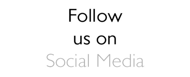 Follow us on social media